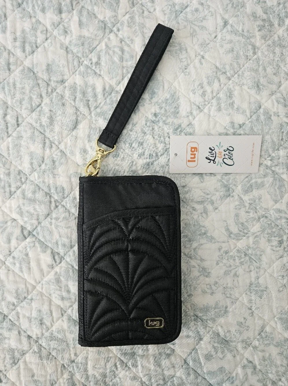 Lug Tandem SE RFID Wallet Black Quilted Lug X Wicked